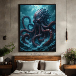 Het monster van Kraken Poster