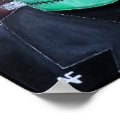 Het monsterschilderij van Alfred Fox Poster (Hoek)