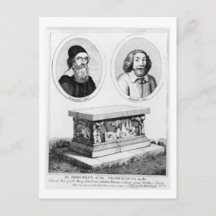 Het monument van de handelaren in de kerkhok briefkaart