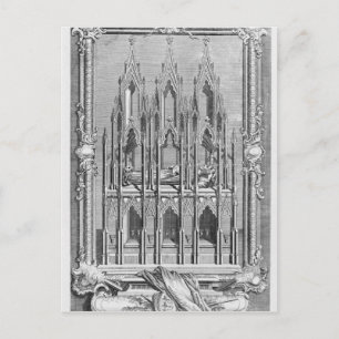 Het monument van Edward II Briefkaart