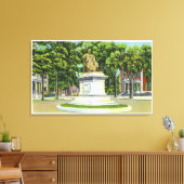 Het monument van Longmede # 2 Canvas Afdruk (Insitu (Woonkamer))