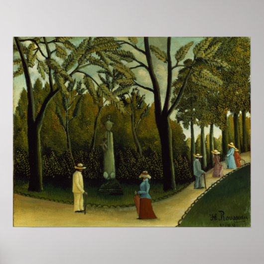 Het monument voor Chopin Poster (Voorkant)