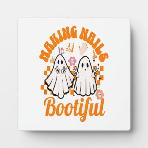 het mooi maken van nagels halloween fotoplaat
