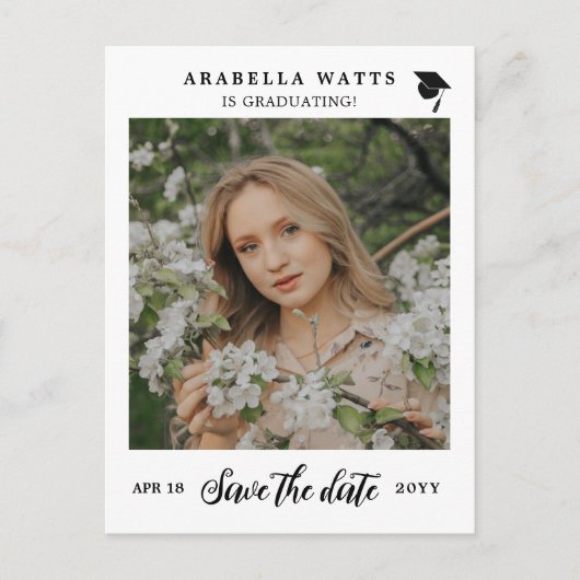 Het mooie Afstuderen van het Manuscript de Foto be Aankondigingskaart (Voorkant)