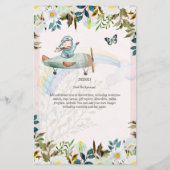 Het mooie Baby shower van pilotenboys (Achterkant)