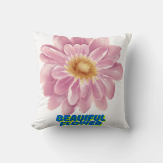 Het mooie bloemenkussen kussen