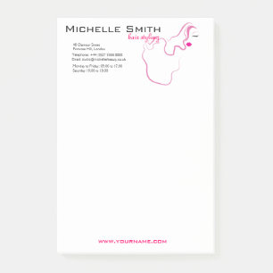 Het mooie brandmerken van het haarHairstyling van Post-it® Notes