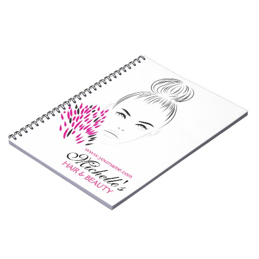 Het mooie de illustratie van de vrouwenmode notitieboek (Linkerzijde)