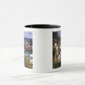 Het mooie dorp Vernazza in de stad Cinque Mok (Midden)