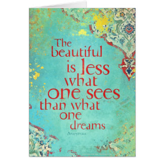 Het mooie is minder...