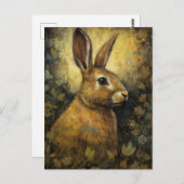 Het mooie konijn briefkaart (Voorkant / Achterkant)