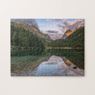 Het mooie Palpuogna-meer Zwitserse Alpen Legpuzzel