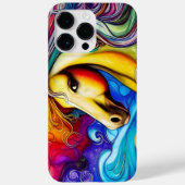 Het mooie portret van de regenboogpaard Case-Mate iPhone case (Achterkant)