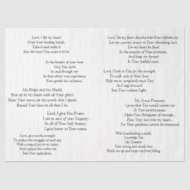 Het mooie Prayers Decoupage"-weefsel Tissuepapier