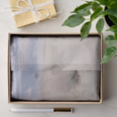 Het mooie witte paard Galloping in de sneeuw Tissuepapier (Geschenk)