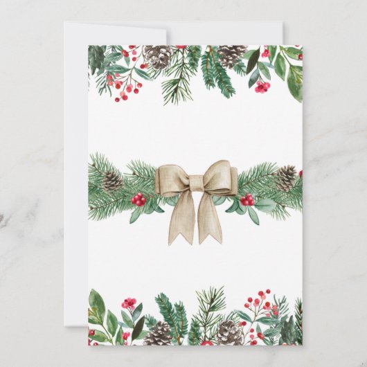 Het mooiste | Beren Kerstmis 1e Verjaardag Kaart (Achterkant)