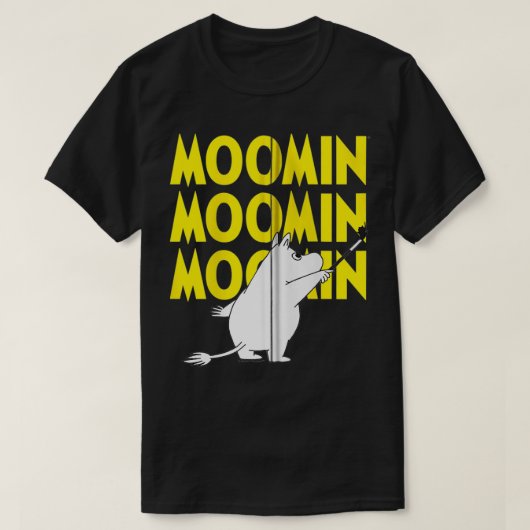 Het moomins Moomin die Zip schilderen T-shirt (Design voorkant)