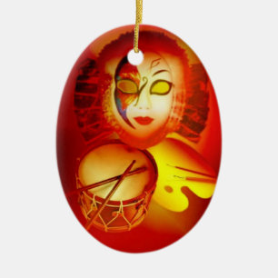 Het Moon Dummer-Ornament Keramisch Ornament