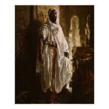 Het Moorish Chief Glossy Poster