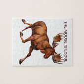 HET MOOSE IS VERLOOS LEGPUZZEL (Horizontaal)