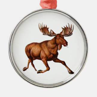 HET MOOSE IS VERLOOS METALEN ORNAMENT