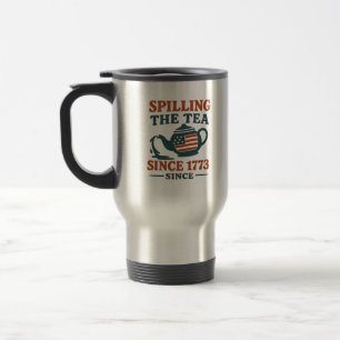 Het morsen van de thee sinds 1773 Classic Reisbeker