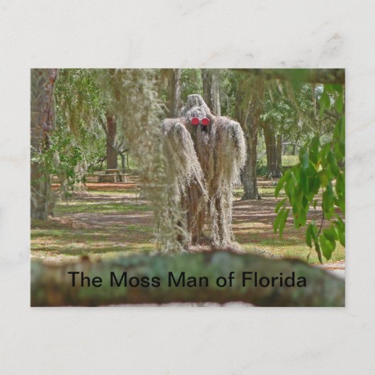 Het Moss-Man van Florida Briefkaart (Voorkant)