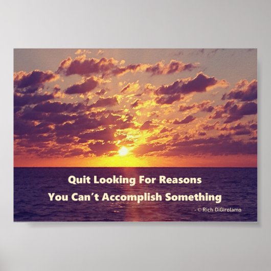 Het Motivatie Poster van het Citaat van het succes (Voorkant)