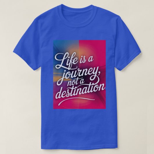 Het Motivatie typografie T-shirt (Design voorkant)
