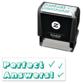 Het motiveren "Perfect Answers!" Rubberstempel Zelfinktende Stempel (In situ)