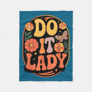 Het Motiverende Machtigings Slogan Illustratie Fleece Deken