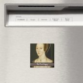 Het motto van Anne Boleyn op een magneet (Insitu (Vaatwasser))