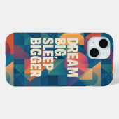Het motto van de dromer Case-Mate iPhone case (Achterkant (horizontaal))