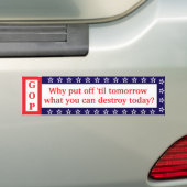 Het motto van MAGA is Bumpersticker (Op auto)