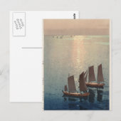 Het mousserende Zee. Briefkaart (Voorkant / Achterkant)