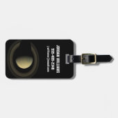 Het mozaïek van de planeet Saturnus en zijn belang Bagagelabel (Voorkant horizontaal)