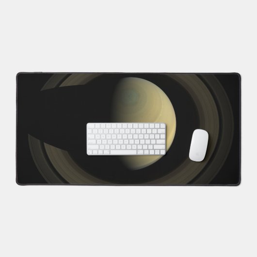 Het mozaïek van de planeet Saturnus en zijn belang Bureaumat (Keyboard & Muis)