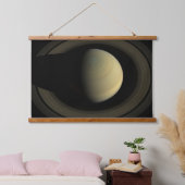 Het mozaïek van de planeet Saturnus en zijn belang Hangend Wandkleed (Slaapkamer)