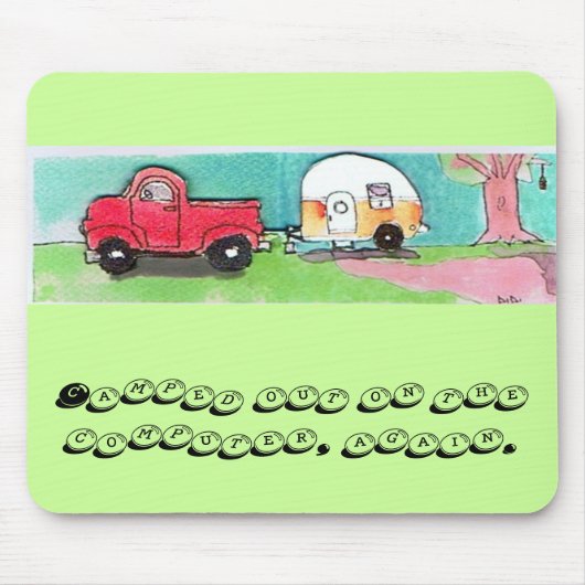 Het muizenpad is uitgekamd. muismat (Voorkant)