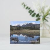 Het Mummy Range-gebergte Rocky Mountain National P Briefkaart (Staand voorkant)