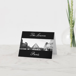 Het museum van het Louvre, Parijs ~ Notecards Kaart