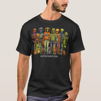 Het mysterie van de buitenaardse ruimteschepen t-shirt