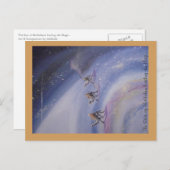 Het mysterie van Kerstmis Feestdagenkaart (Voorkant / Achterkant)