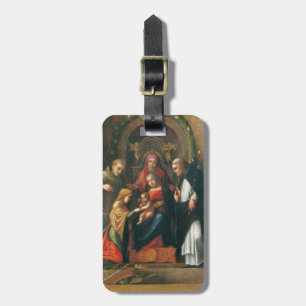 Het Mystic Marriage of Saint Catherine Bagagelabel