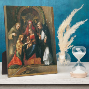 Het Mystic Marriage of Saint Catherine Fotoplaat