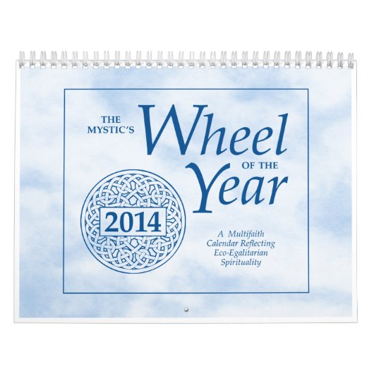 Het mystieke wiel van het jaar 2014 kalender (Hoes)