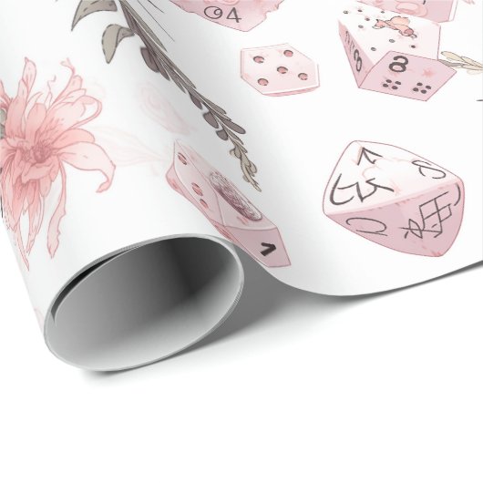 Het Mystieke Witte RPG Dice Wrapping Papier (Rol Hoek)
