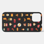 Het naadloze patroon van de pixelkunst van de leve Case-Mate iPhone case (Achterkant (horizontaal))