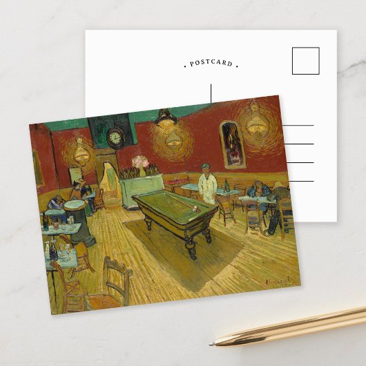 Het nachtcafé | Vincent van Gogh Briefkaart