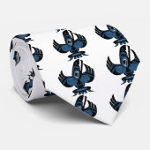 Het nachtverkeer stropdas (Opgerold)